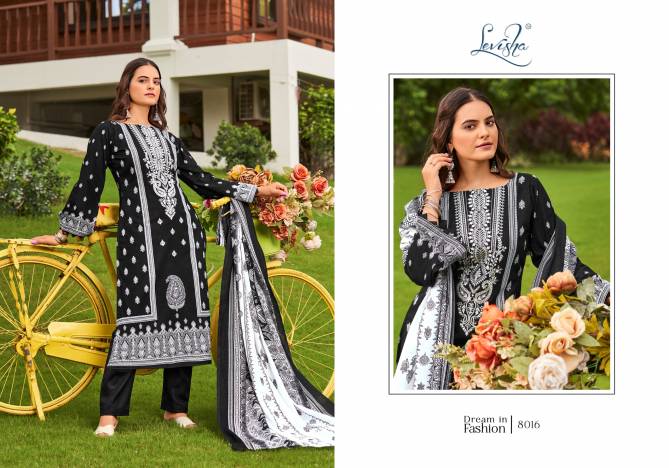 Naira Nx Vol 8 Black And White By Levisha Cambric Pakistani Dress Material Wholesale Online
